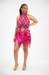 Jazzy Pink mini party dress