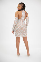 Mini sequins party dress