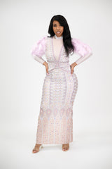 Long sleeve elegant dress