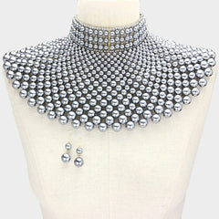 Pearl cape necklace