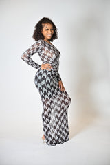 Long sleeve maxi dress
