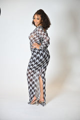 Long sleeve maxi dress